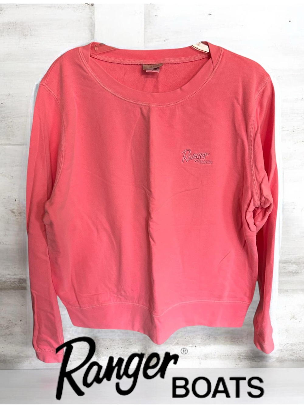 Ranger Boats Coral Crewneck Sweatshirt-NWOT Size L
